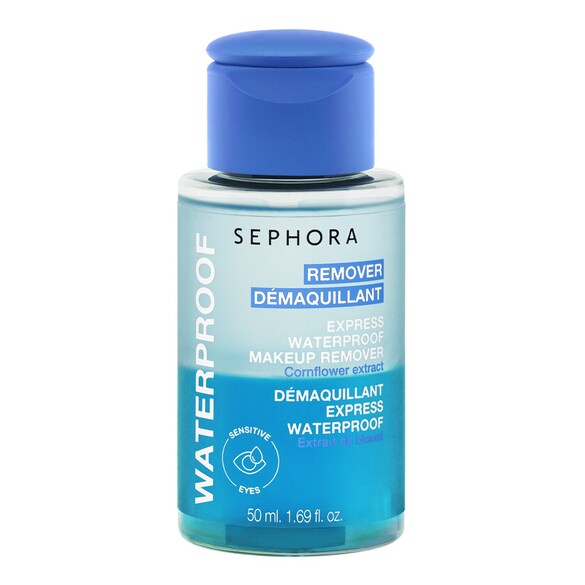 Waterproof Eye Makeup Remover Express - Avlägsnar smink + lugnar, SEPHORA COLLECTION
