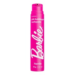 Fluorid+ - Tandkräm Barbie Rosa Bubbelgum, HISMILE