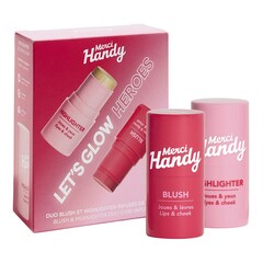 Let's Glow Heroes Kit - Highlighter + Rouge, MERCI HANDY
