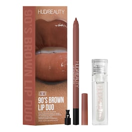 Lip Duo - 90s Brown - Gloss och läppenna image