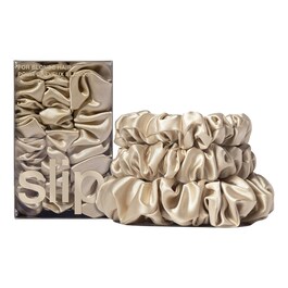 Back to Basics - Blonde Pure Silk Scrunchie Set