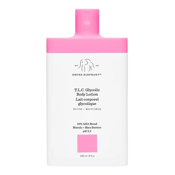 T.L.C. Glycolic Body Lotion - Hudlotion Niacinamid, DRUNK ELEPHANT