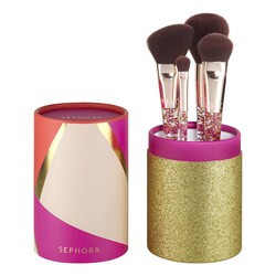 Glitter Brush Set - 4 Face And Eye Brushes Set