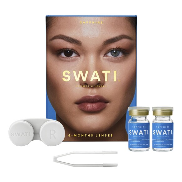6 Month Cosmetic Lenses - Sapphire, SWATI COSMETICS