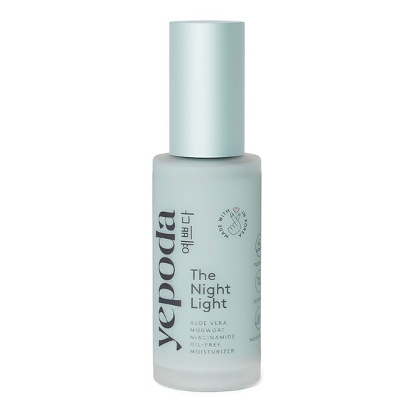 The Night Light - Oljefri fuktighetskräm med gråbo och niacinamid, YEPODA