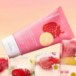 Strawberry Smoothing Scrub - Återuppbyggande ansiktsskrubb med AHA
