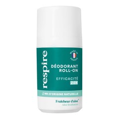 Roll-on Deodorant - Uppfriskande Aloe deodorant med 24-timmars effektivitet, RESPIRE