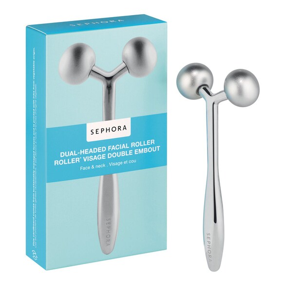 Dual-Headed Facial Roller - Face & neck, SEPHORA COLLECTION