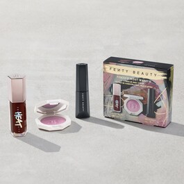 FENTY'S MOST WANT'D Set - Kit med 3 produkter för läppar, hy och ögon