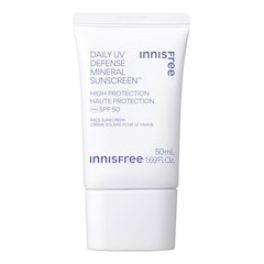 Daily UV Defense Mineral Sunscreen SPF 50 - UVA and UVB Protection, INNISFREE
