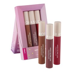 Moving Lights - Kit med 3 Soft Matte & Easy-läppstift, SEPHORA COLLECTION
