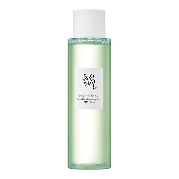 Green Plum Refreshing Toner: AHA + BHA - Exfolierande lotion, BEAUTY OF JOSEON