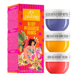 Body Paradise Minis - Set med återfuktande mini-kroppskrämer