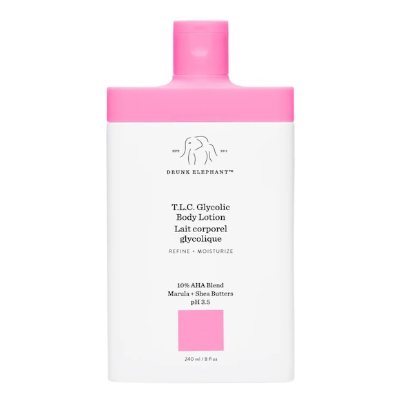 T.L.C. Glycolic Body Lotion - Hudlotion Niacinamid, DRUNK ELEPHANT