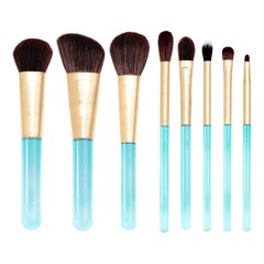 Aquamarine Essential Brush Set - Set med 8 borstar för ögon och ansikte, NABLA