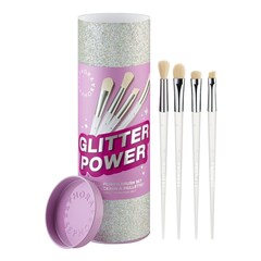 Glitter Power Brush Set - Set med 4 penslar/borstar för ögon, SEPHORA COLLECTION