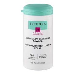 Super Glow Cleansing Powder - Vitamins C+E Face Cleanser, SEPHORA COLLECTION