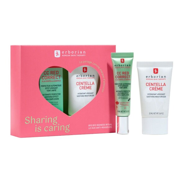 Kit CC Red x Centella Creme - Hudvårdskit, ERBORIAN