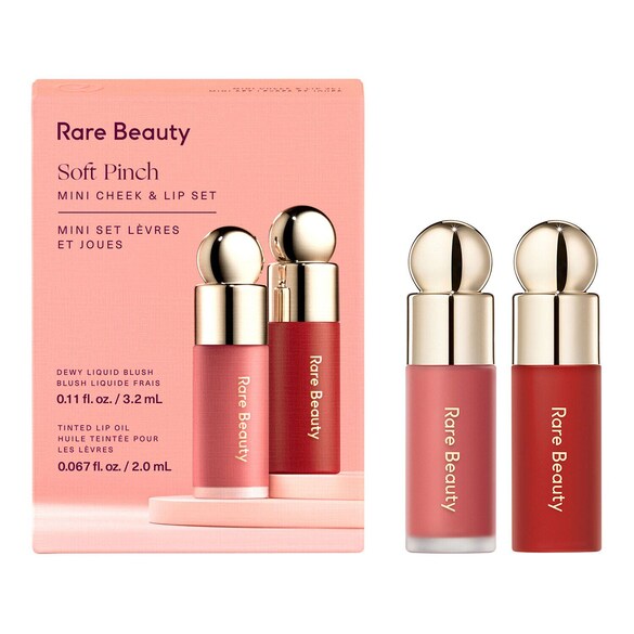 Soft Pinch Set - Miniset för läppar och kinder, RARE BEAUTY