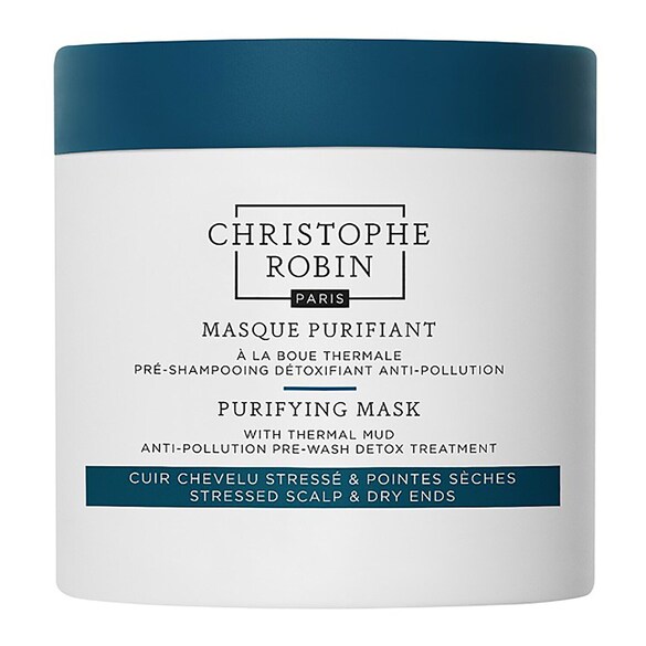 Purifying Mask with thermal mud - Detoxifying revitalizing haircare, CHRISTOPHE ROBIN