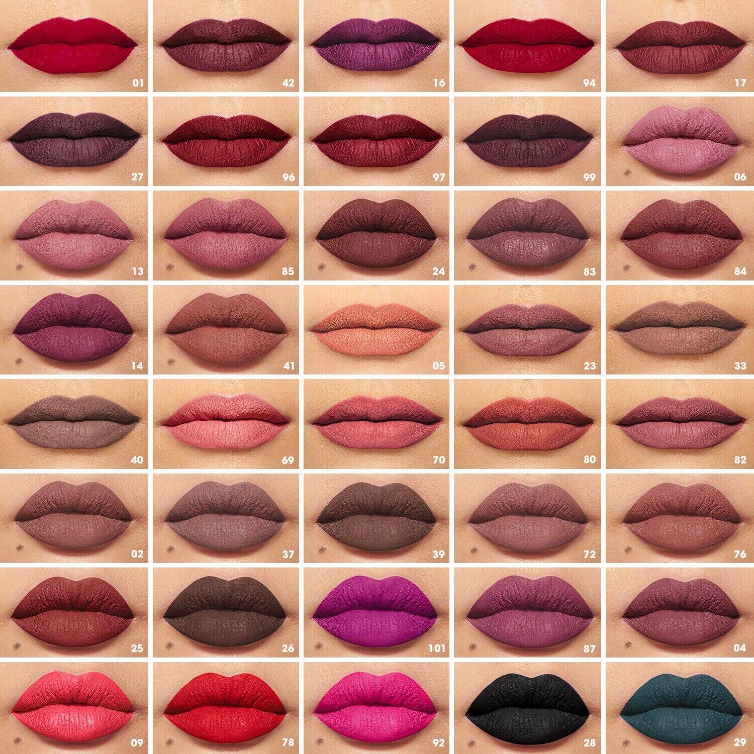 Dark red new arrivals matte liquid lipstick