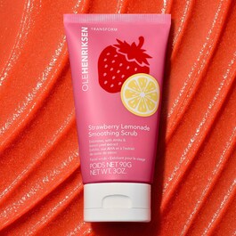 Strawberry Smoothing Scrub - Återuppbyggande ansiktsskrubb med AHA