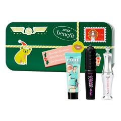 Merry Mini Mail Holiday Set - ansiktsprimer, mascara och brow setter, BENEFIT COSMETICS