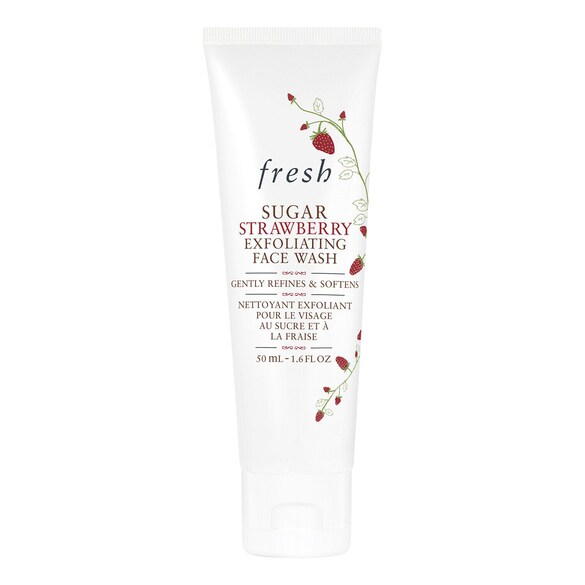 Sugar Strawberry Face Wash – Strawberry Sugar Exfoliating Cleanser, FRESH