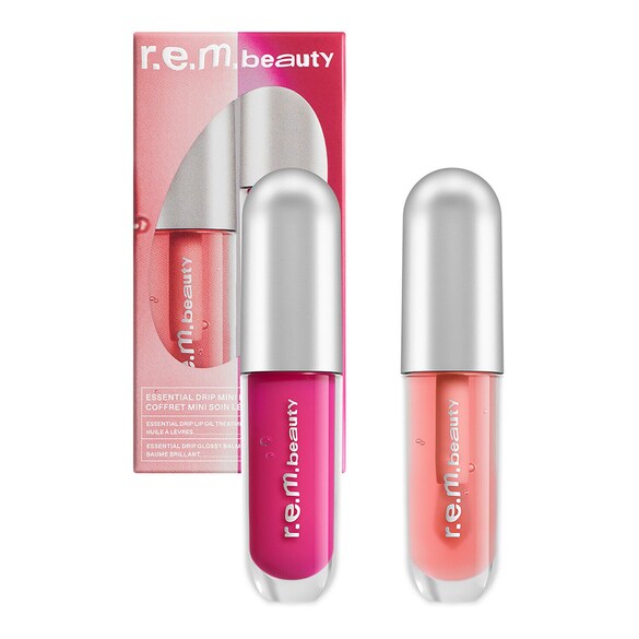 Essential drip - Duo med gloss och läppbalsam i miniformat, REM BEAUTY