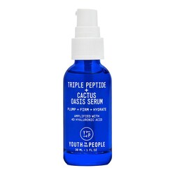 Triple Peptide + Cactus Oasis Serum - Hydrating face and neck serum