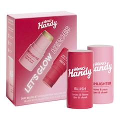 Let's Glow Heroes Kit - Highlighter + Rouge, MERCI HANDY