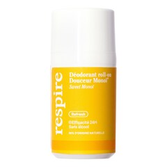 Roll-on Deodorant - Söt monoï-deodorant med 24-timmars effektivitet, RESPIRE