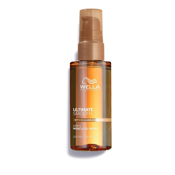 Ultimate Smooth Miracle Oil Serum för torrt, livlöst eller frissigt hår, WELLA PROFESSIONALS
