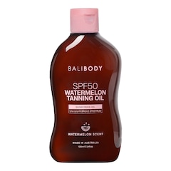 Watermelon Tanning Oil SPF 50 - Skyddande brun-utan-sol-olja, BALI BODY