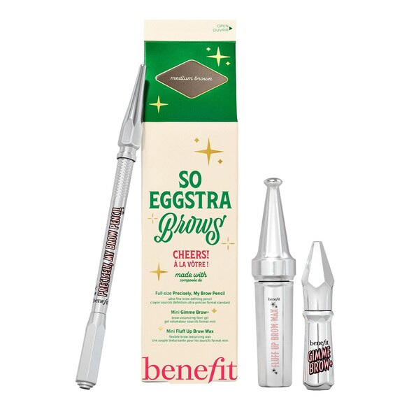 So Eggstra Brows - Benefit brow Christmas kit med brynpenna, brynvax & bryngel, BENEFIT COSMETICS