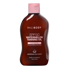 Watermelon Tanning Oil SPF 50 - Skyddande brun-utan-sol-olja, BALI BODY