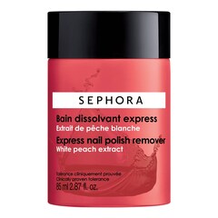 Nagellacksborttagning express - Extrakt av vit persika, SEPHORA COLLECTION