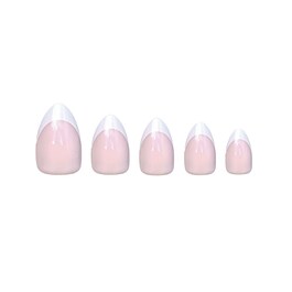 Classic French Medium Almond - Instant Pro Press-on Manicure