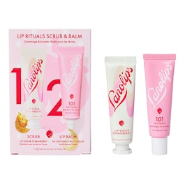 Lip Rituals Scrub & Balm Duo Strawberry - läppbalsam och skrubb image