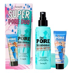 Super PORE Duo set - POREfessional Super Setter spray & Hydrate primer, BENEFIT COSMETICS