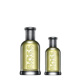 BOSS 2-st, för män. BOSS Bottled Eau de Toilette presentförpackning för högtiden