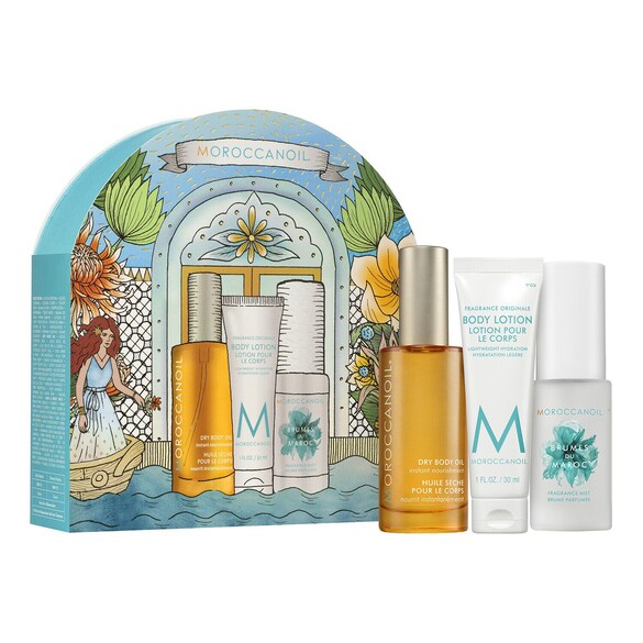 Coffret corps - Routine corps nourrissante/Kroppskit - Närande kroppsrutin, MOROCCANOIL