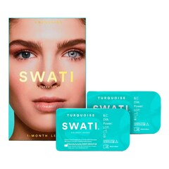 1 Month Lenses - Turquoise, SWATI COSMETICS