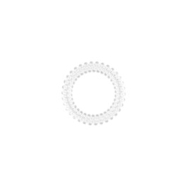 Slim Premium  Crystal clear Hair Scrunchies