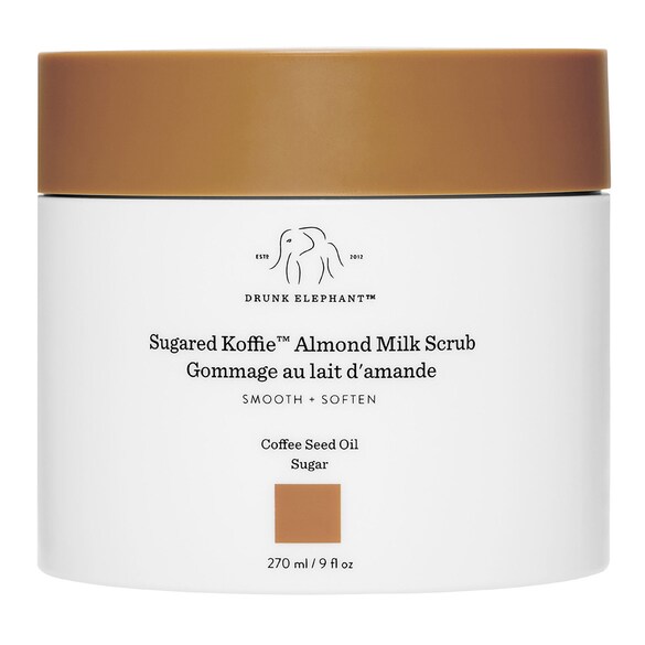 Sugared Koffie™ Almond Milk Body Scrub - Exfoliering Hudskrubb, DRUNK ELEPHANT