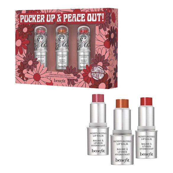 Gåvoset med läppstift - Pucker Up & Peace Out , BENEFIT COSMETICS