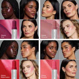Color Fuse Longwear Glassy Lip + Cheek Balm Blush Stick - Krämrouge