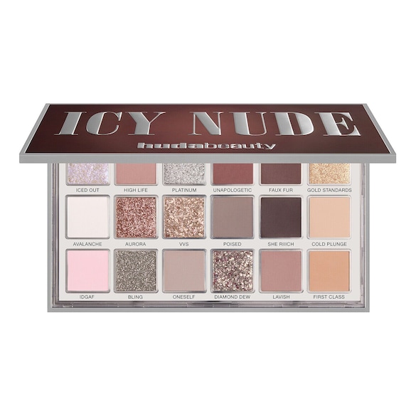 Icy Nude Eyeshadow Palette - Ögonskuggspalett, HUDA BEAUTY
