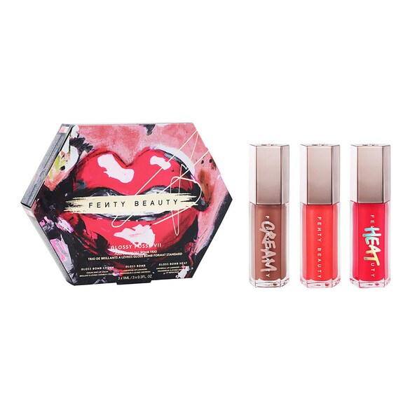 Glossy Posse VII - Trio med Gloss Bomb i standardformat, FENTY BEAUTY