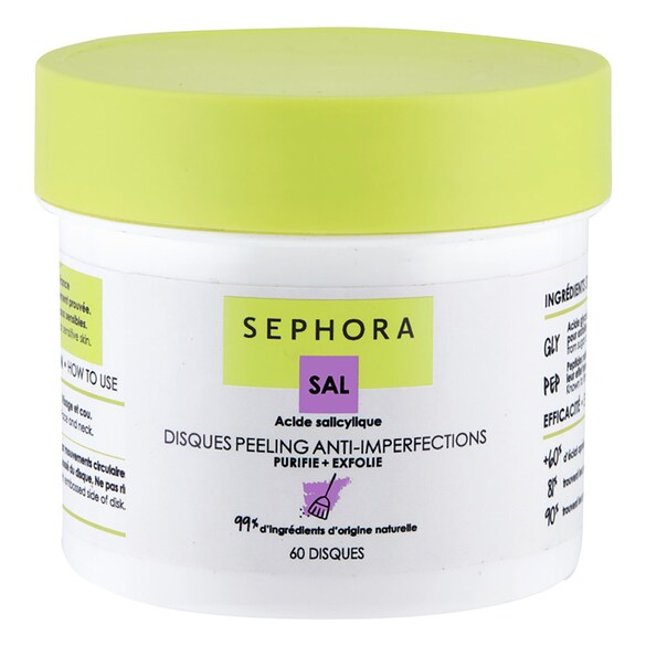 Peeling Anti-Imperfections - Acide Salicylique Pads, SEPHORA COLLECTION